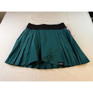 Justice Sport Girls Pleated Skort Hunter Green Active Tennis Skirt XL 16/18 NWT
